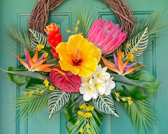 Corona tropical para primavera y verano.