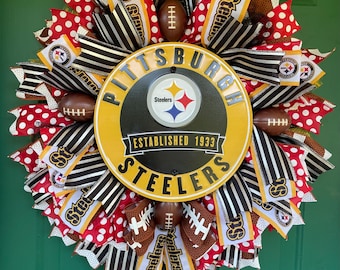 Pittsburgh Steelers fotbollskrans eller Man Cave-dekor