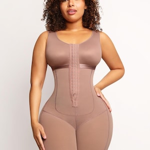 Women Postpartum Recovery Plus Size Full Body Shaper Compression Firm  Control Shapewear Bodysuit Fajas Colombiana Slimmer