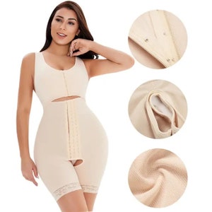 Women Post Surgery Lipo Compression Garment Butt Lifter Tummy Control  Shapewear Thigh Slimmer Shorts (Color : Beige, Size : Small) at   Women's Clothing store