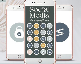 Personal Trainer Highlights, Fitness Coach, Instagram Template, Self Care, Coaching, Health & Wellness, Fitness Instagram highlights, Canva
