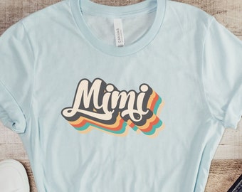 Groovy Mimi Tee|Retro Mimi TShirt|Grandma Tee|Retro Grandma Tee|Gift for Grandma|Gift for Her|Mother's Day Shirt