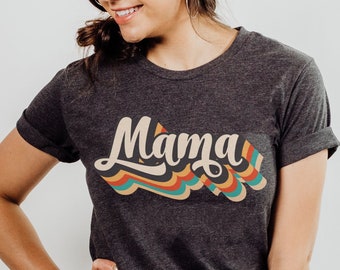 Groovy Mama Tee|Retro Mama TShirt|Mama Tee|Retro Mom Tee|Gift for Mom|Gift for Her|Mother's Day Shirt