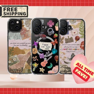 Clear Magnetic Phone Case: Song Lyrics, Women Empowerment - iPhone 16 15 14 Pro Max