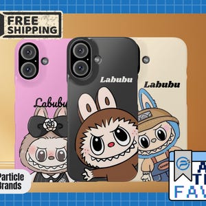 Custom Labubu Phone Case Cute iPhone 16 15 Pro Max  Lunar New Year Gift Cartoon Phone Case Stylish Durable Protective