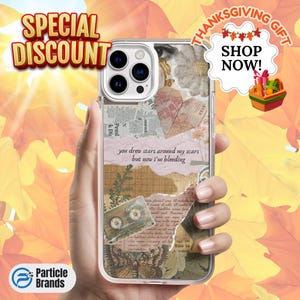 Aesthetic Phone Case Music Lover Lyrics Case iPhone 16 15 14 13 12 11 Plus Pro Max Protective Slim Scrapbook Stylish Case Graduation Gift