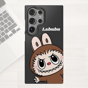 Personalized Labubu Phone Case Cute Samsung Galaxy S24 S23 S22 S21 Plus Ultra Lunar New Year Gift Cartoon Phone Case Durable Protective