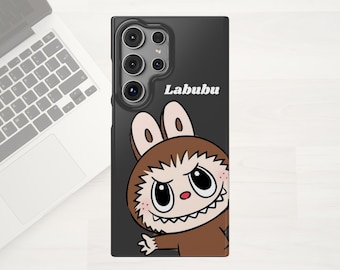 Personalized Labubu Phone Case Cute Samsung Galaxy S24 S23 S22 S21 Plus Ultra Lunar New Year Gift Cartoon Phone Case Durable Protective