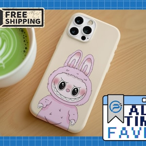 Cute Labubu Phone Case iPhone Samsung Cute Phone Case Lunar New Year Gift Cartoon Phone Case Custom Unique Protective Case