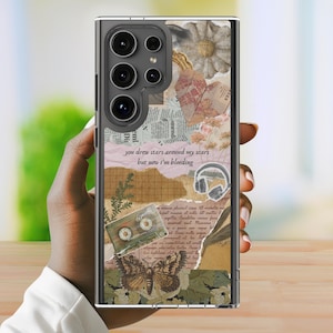 Music Lyrics Scrapbook Style Phone Case: Samsung Galaxy S21/S22/S23/S24