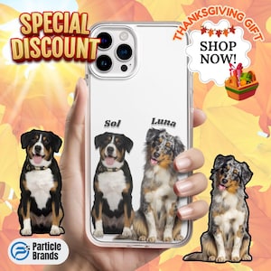 Customized Pet Phone Case Dog Cat Name Pet Photo Personalized Pet Lover iPhone 11 12 13 14 15 16 Pro Max Samsung S21 S22 S23 S24 Plus Ultra