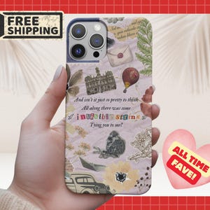 Invisible String Lyrics iPhone Case: Folklore Music Lover Gift
