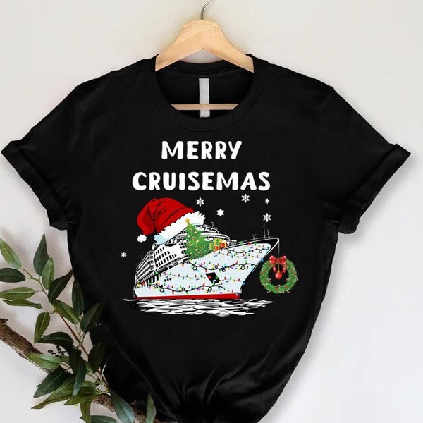Merry Cruisemas Shirt,Funny Xmas Cruising Shirt,Christmas Gift,Cruising Lover Shirt,Funny Christmas Holiday Gift,Christmas Family Crew Shirt