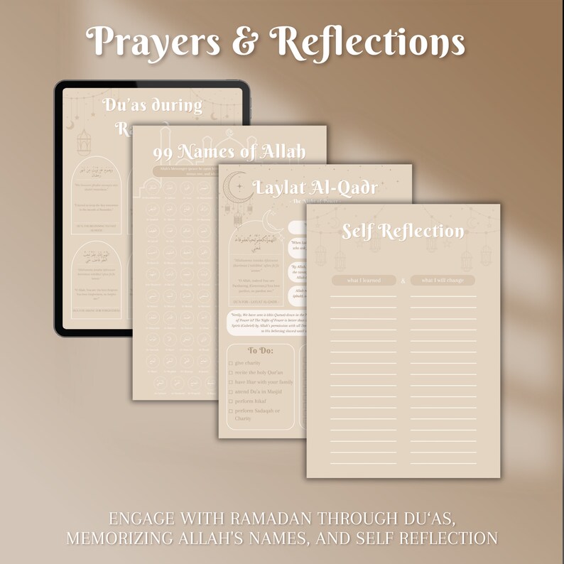 Ramadan Planner 2024 Digital Printable Ramadan Planner Ramadan Journal