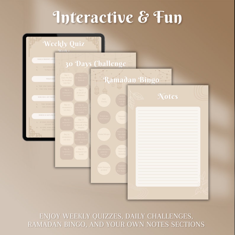 Ramadan Planner 2024 Digital Printable Ramadan Planner Ramadan Journal