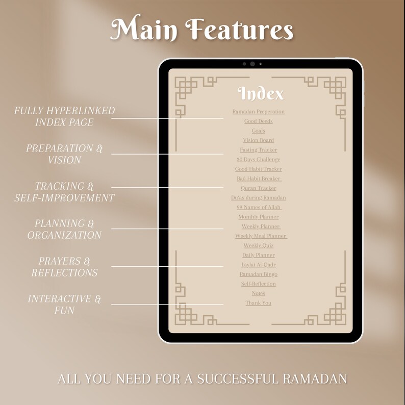 Ramadan Planner 2024 Digital Printable Ramadan Planner Ramadan Journal