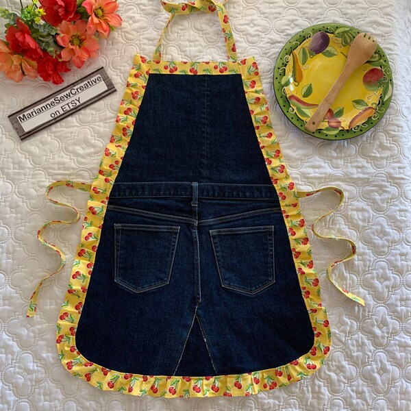 Denim Apron - Etsy