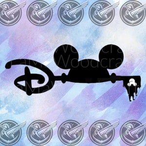 9 diseños de llaves disneyy magic keys png svg archivo