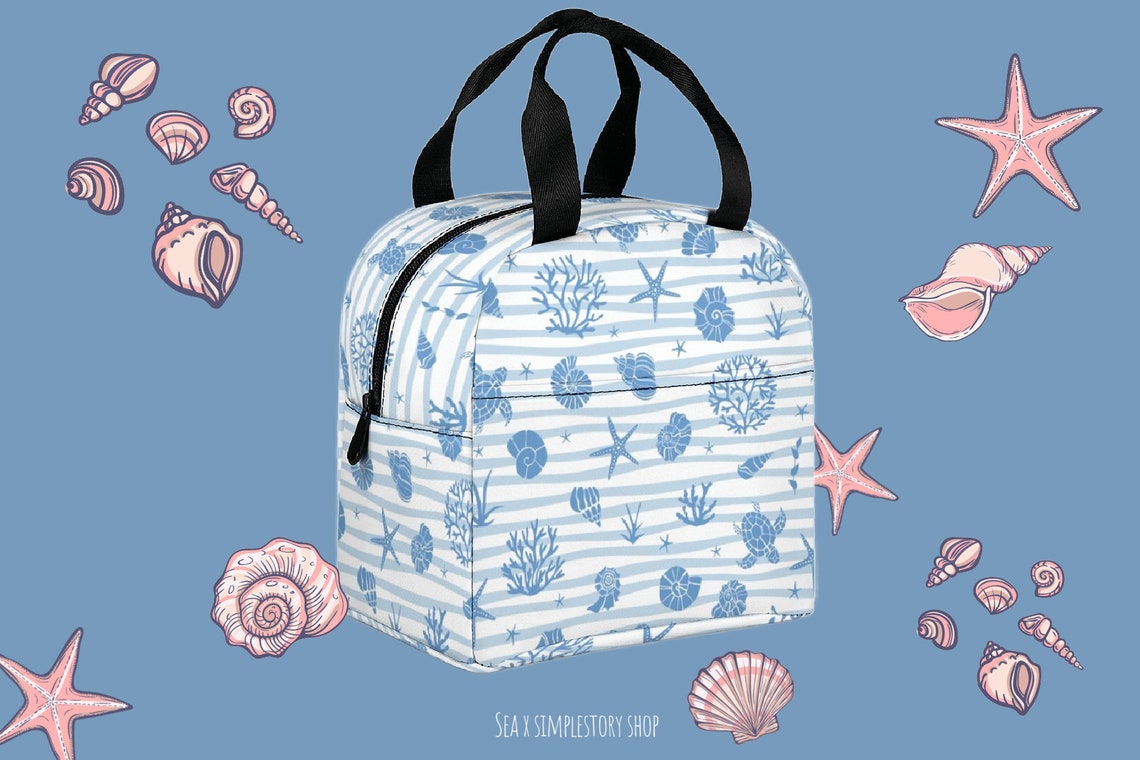 SEASIDE LUNCH BOX Insulated Lunch Bag