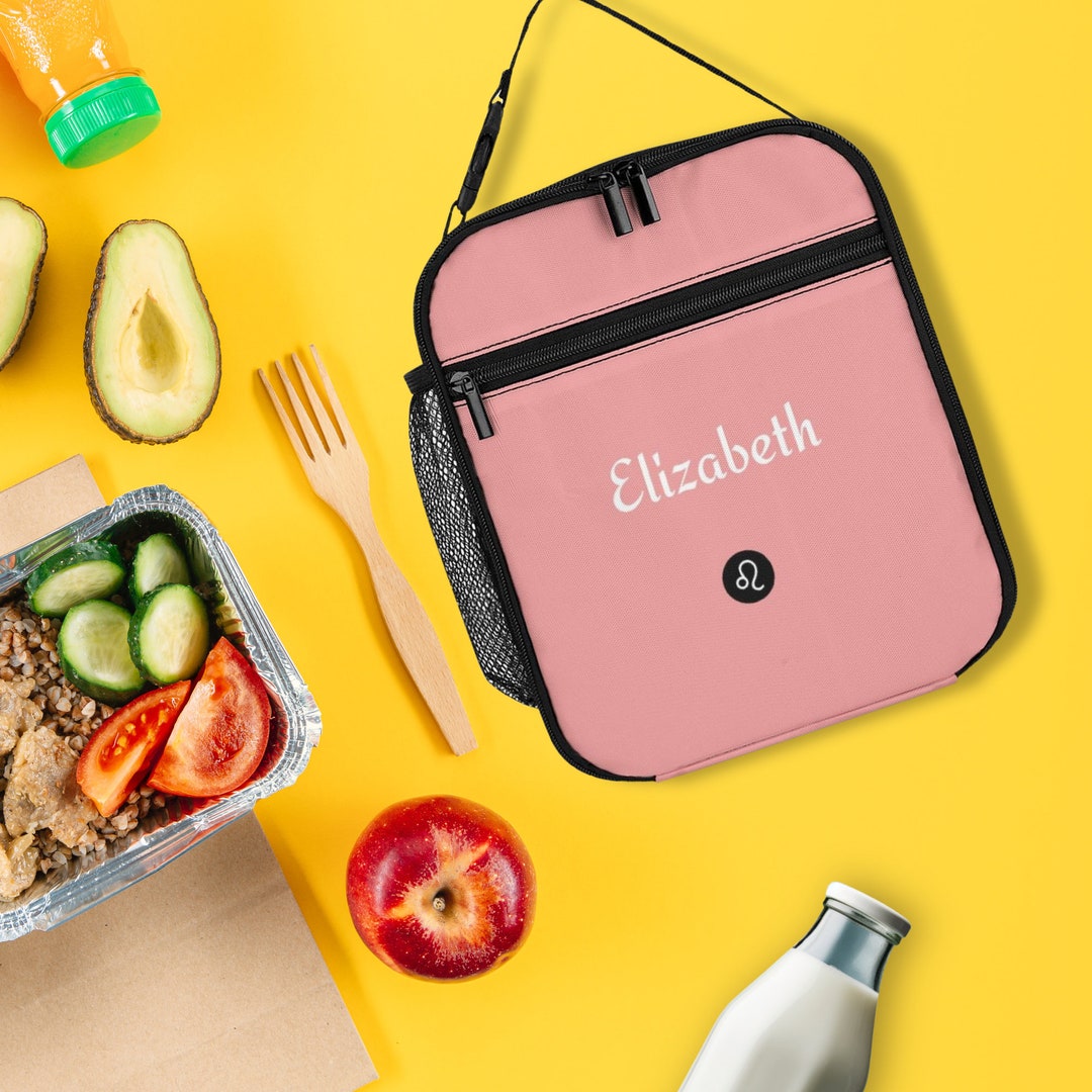 Custom Zodiac Sign Lunch Bag Personalized Zipper Lunch Bag Etsy