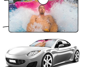 Custom Car Windshield Sunshade • Summer Splash Auto Sun Shade • Personalized Foldable car sunshade • Car Windshield Cover • Car Accessories