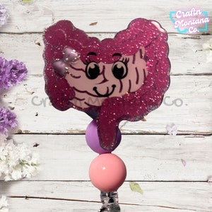 Colon Badge Reel, Cute GI Nurse Badge Reel, Gastroenterology ID Badge