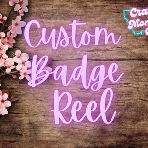 Crea il tuo badge reel personalizzato: badge identificativo personalizzato in regalo per infermieri, CNA e qualsiasi operatore sanitario o altro professionista con porta badge