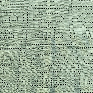 Patrón de manta de bebé a crochet con forma de filete de cachorro SOLO PATRÓN en formato PDF