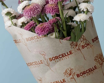 Decorative Tissue Paper Flowers, Wrapping Paper Bouquets