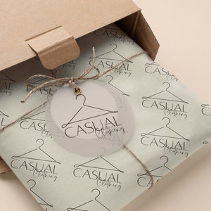 Custom Brand Logo Tissue Paper for Packaging Custom Packaging Paper Sheets Best Custom Tissue Paper Sheets with Logo Printing for Business