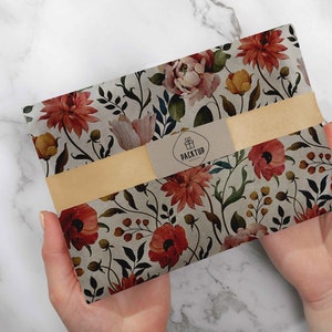Floral Tissue Paper for Wedding Welcome Bags Flowers Tissue Paper in Bachelorette Bags Mr and Mrs Wedding Favor Bags Floral Wedding Favors