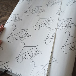 Cloth Couture: Reusable Cloth Tissue Paper for Custom Clothing Brand Packaging - Eco-friendly, Sustainable - Personalized Tissue Paper