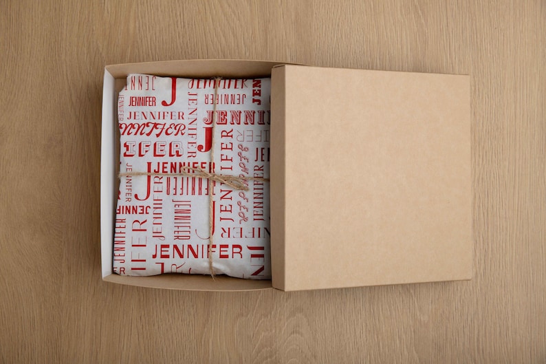 Custom Name Christmas Tissue Paper, Christmas Tissue Paper Name Gift