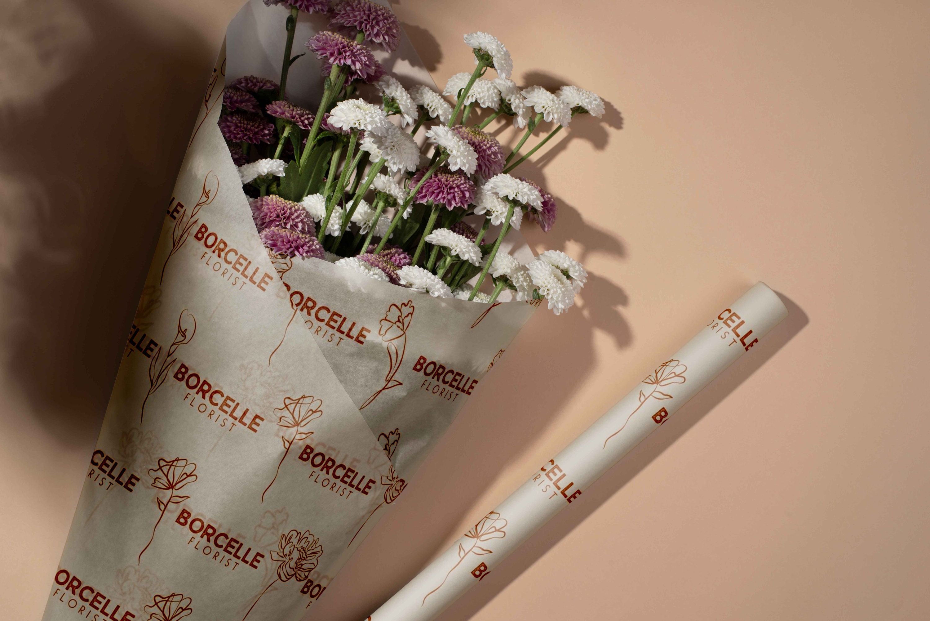 How to Make a Decorative Tissue Paper Wrap for a Floral Bouquet