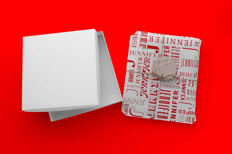 Custom Name Christmas Tissue Paper, Christmas Tissue Paper Name Gift