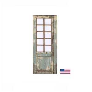 New Pantry Doors, 1.5&quot; Solid Cedar Wood, Custom made Vintage Doors. Antique Pantry Door, Glass Pantry Door, Solid wood Door, Laundry doors.