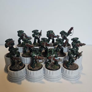 32mm Marble Column Miniature Display/ Citadel Paint Pot Organizer