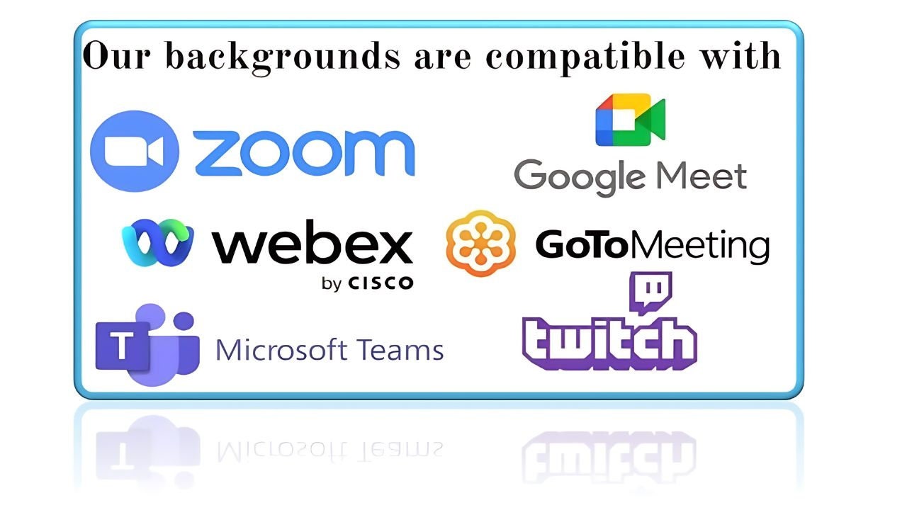 Virtual Background Bundle, Zoom Background, Clean Dorm Room Background ...