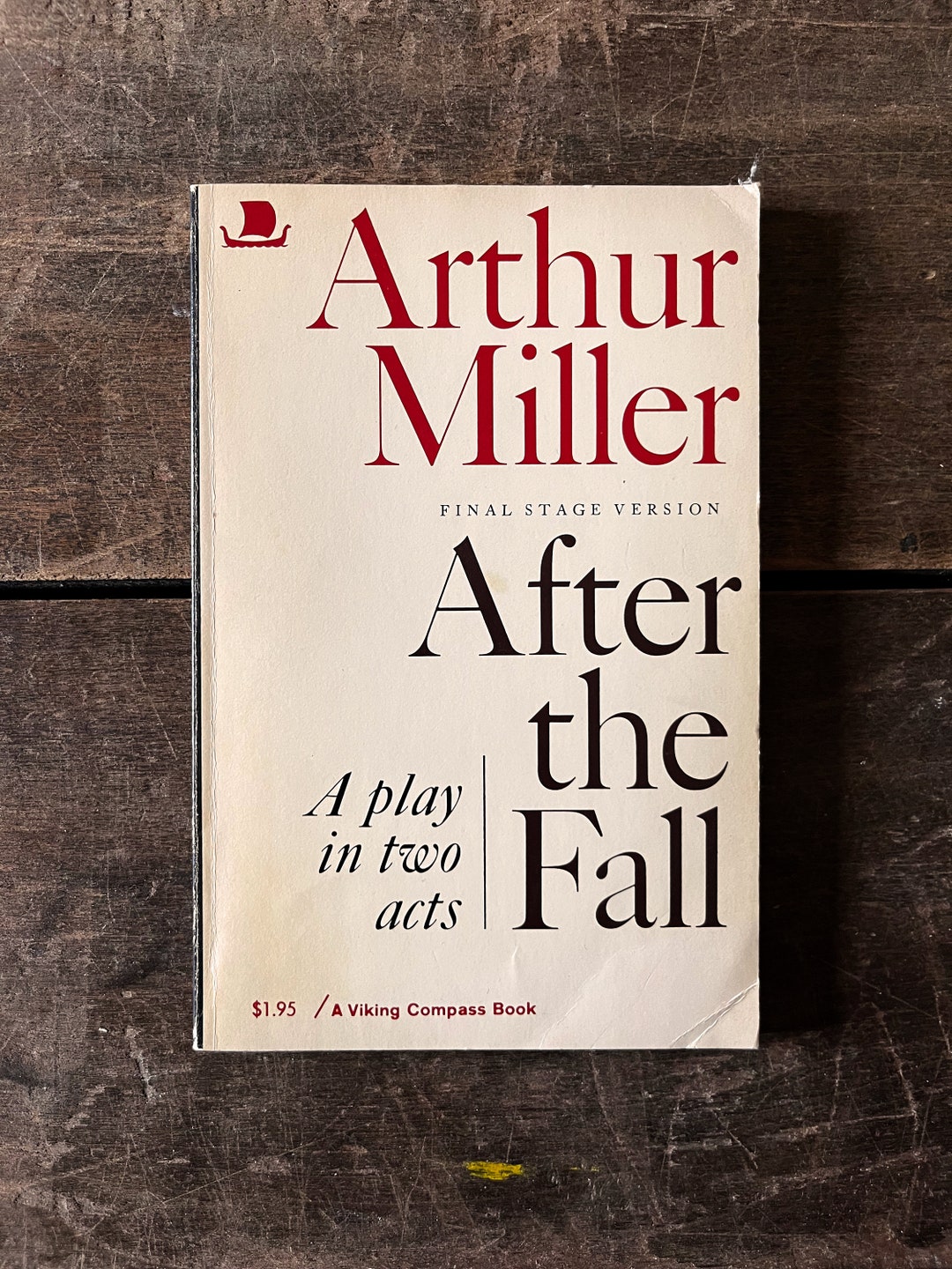 Arthur Miller: After the Fall. Viking Compass, 1968 - Etsy