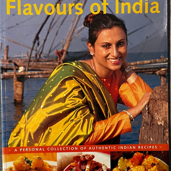 Cookbook: Meena Pathak's flavours of India (2002) - A Personal Collection of Authentic Indian Recipes. Good condition paperback.