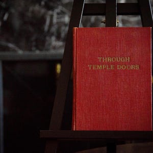 Through Temple Doors: Studies in Occult Masonry by Roy Mitchell. Very rare book.