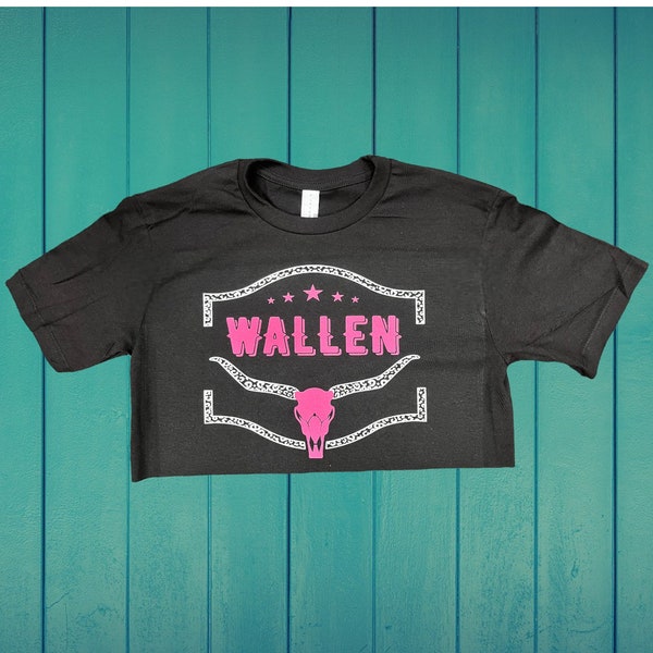 Wallen Cropped Shirt Etsy