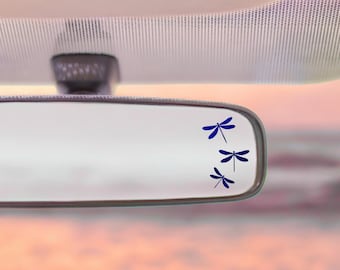 Sticker libellule : Sticker étanche voiture/gobelet