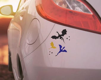 Dragon Decals: Fantasy Car, Laptop, and Water Bottle Stickers