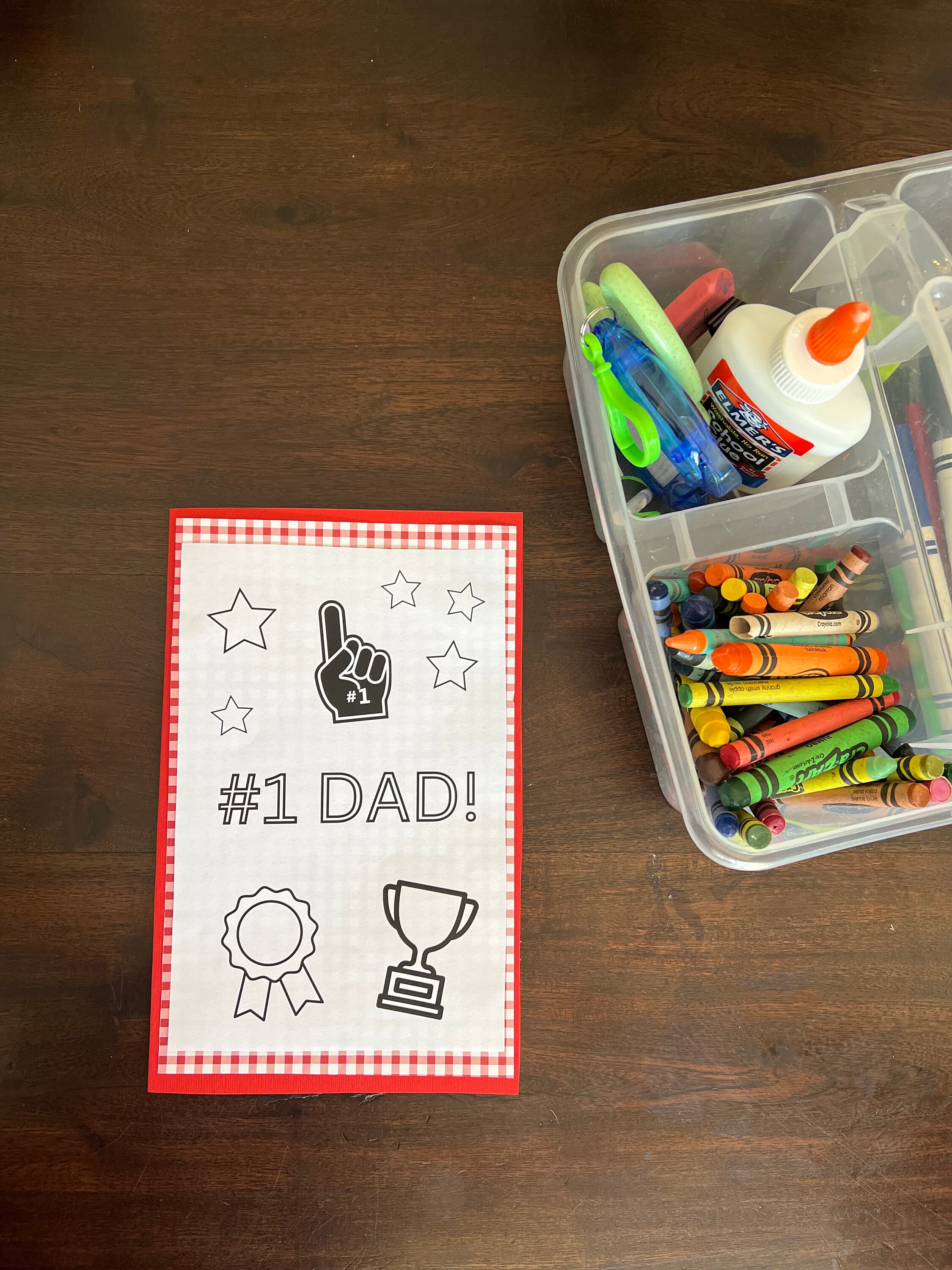 Dad Birthday Card Printable Father's Day Card From Kids - Etsy