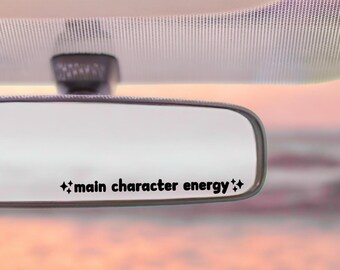 Sticker énergie personnage principal en vinyle | Autocollant imperméable