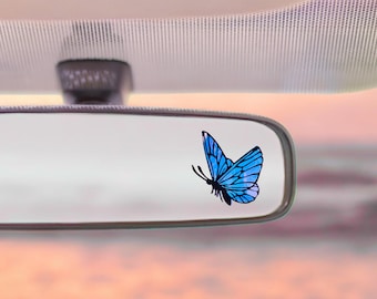 Holographic Butterfly Sticker: Waterproof Vinyl Decal, Car Accessories