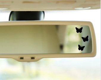 Dainty Butterfly Decal Sticker | Pretty Car Decal | Cute Vinyl Sticker | Rear view Mirror Decal Sticker | Unique Thank you Gifts |