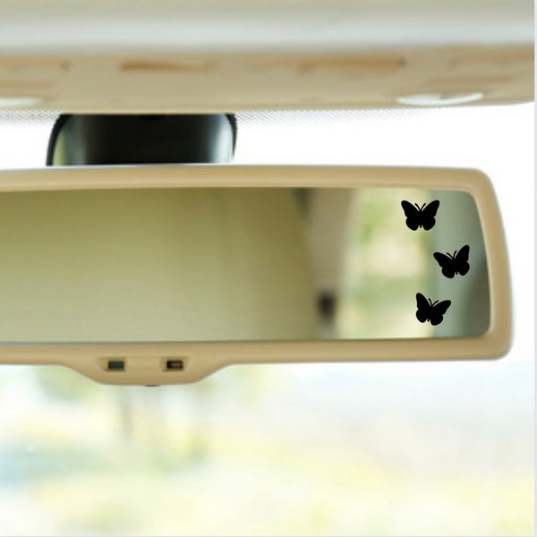 Dainty Butterfly Decal Sticker | Pretty Car Decal | Cute Vinyl Sticker | Rear view Mirror Decal Sticker | Unique Thank you Gifts |