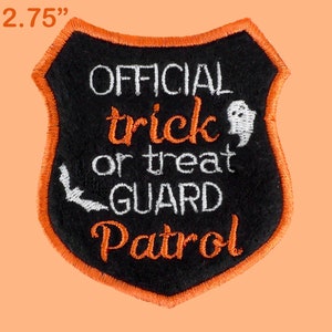 Halloween Dog Patch Pet Harness Badge Dog Halloween Outfit Iron On Patch Hook Loop Embroidered Costume DIY Pet Trick or Treat  Accessories